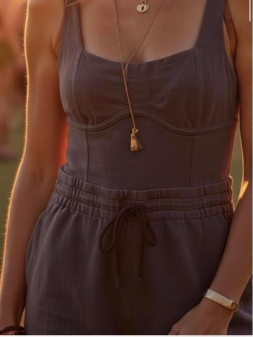 FP Movement by Free People Brown Sleeveless Jumpsuit Romper - Picture 5 of 8